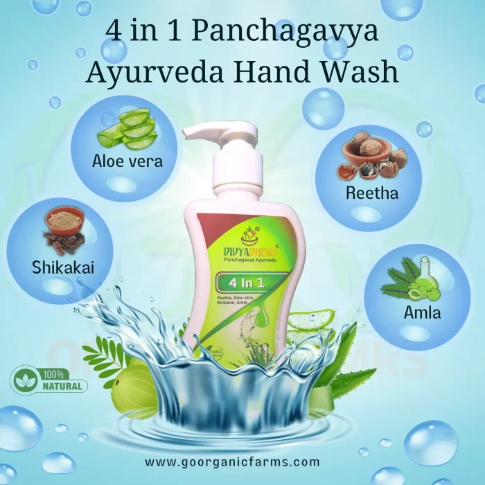 Organic 4 in 1 Hand Wash for Clean